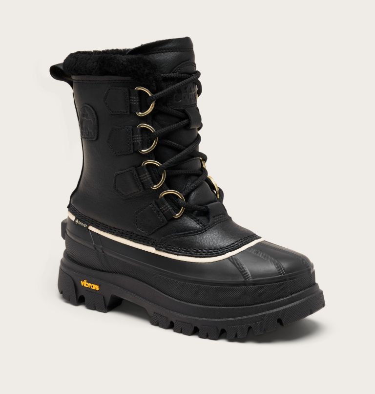 Women's CARIBOU HORIZON GTX Boots, Color: Black, Honey White, image 6