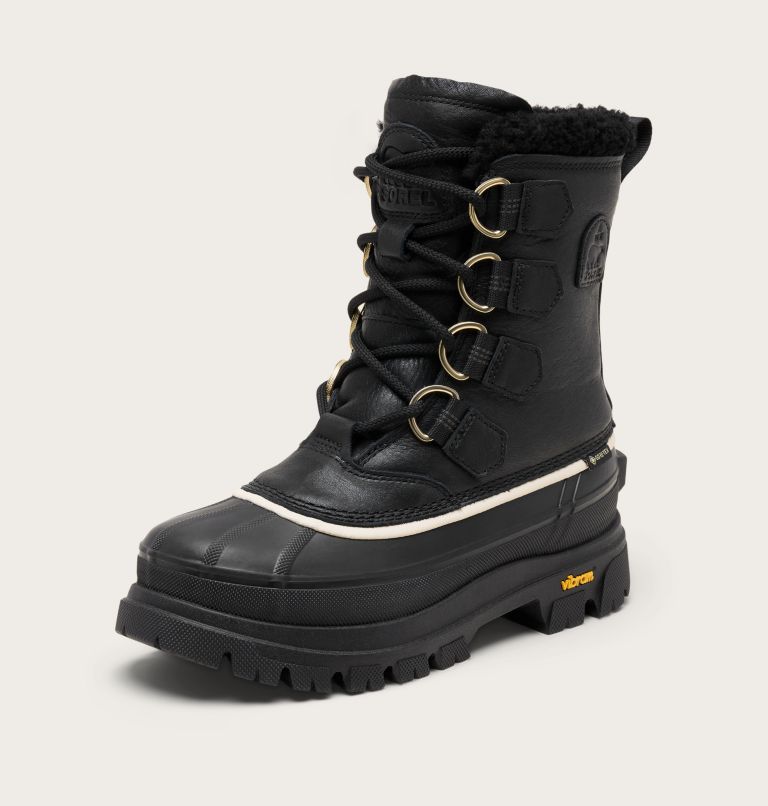 Women's CARIBOU HORIZON GTX Boots, Color: Black, Honey White, image 7