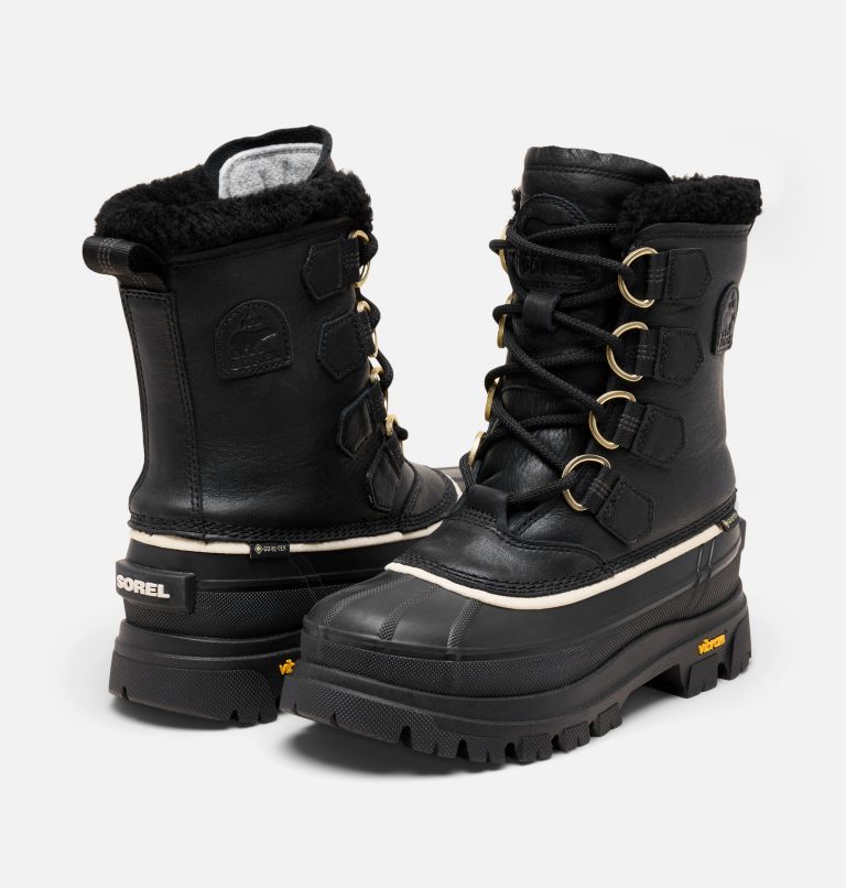 Women's CARIBOU HORIZON GTX Boots, Color: Black, Honey White, image 8