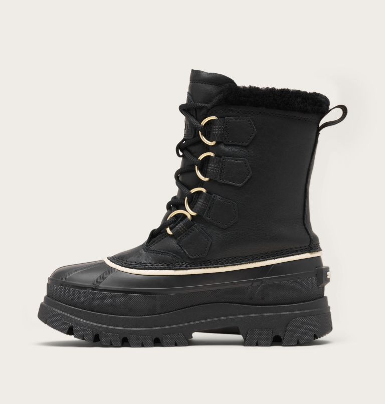 Women's CARIBOU HORIZON GTX Boots, Color: Black, Honey White, image 3