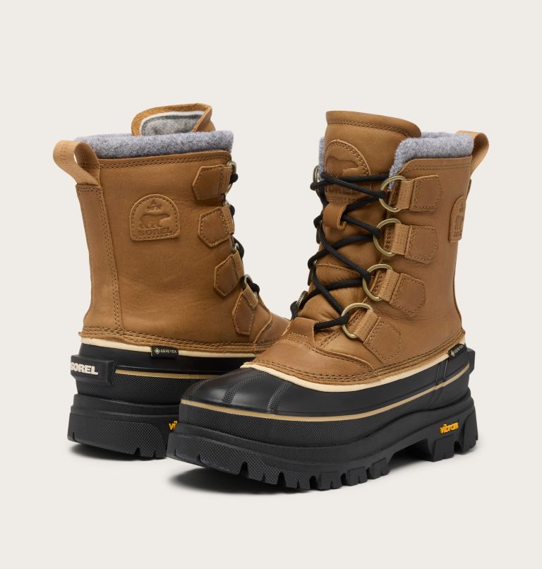 CARIBOU HORIZON GTX Women's Winter Boot, Color: Caribou Buff, Black, image 5