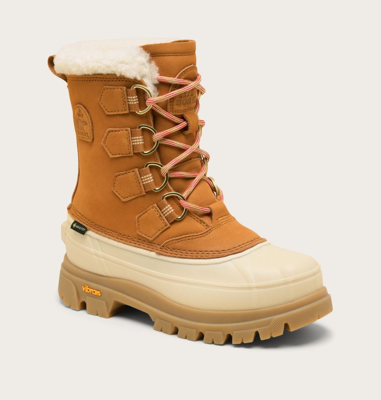 Women's CARIBOU HORIZON GTX Boots, Color: Canyon Gold, Honey White, image 6