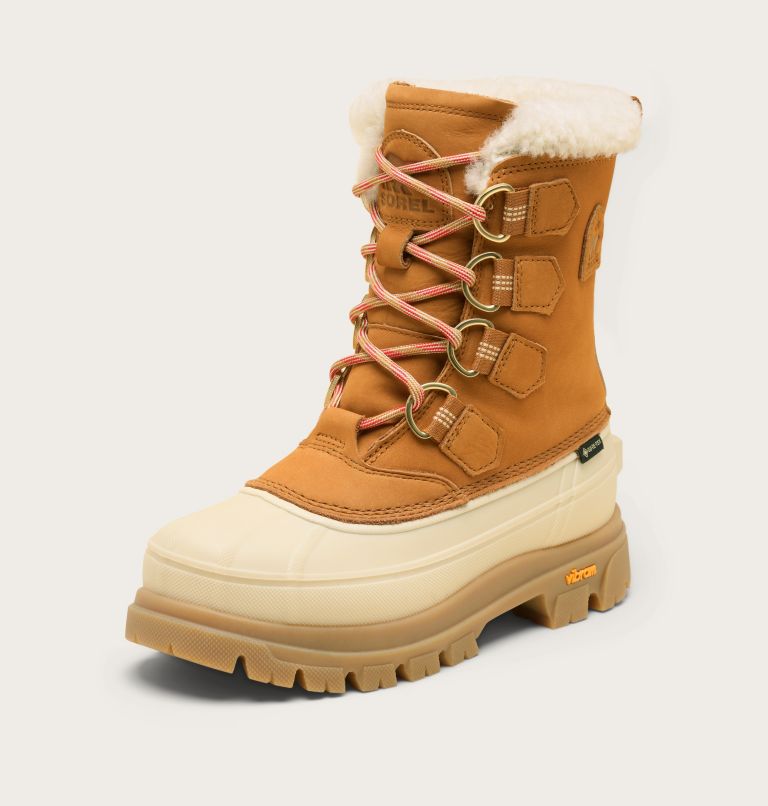 Women's CARIBOU HORIZON GTX Boots, Color: Canyon Gold, Honey White, image 7