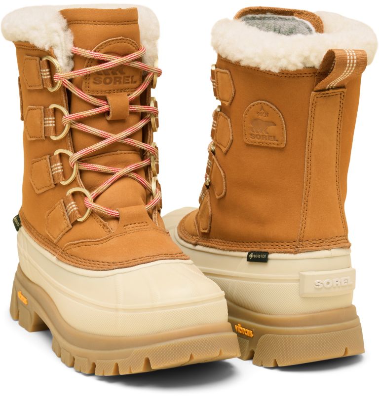 Women's CARIBOU HORIZON GTX Boots, Color: Canyon Gold, Honey White, image 9