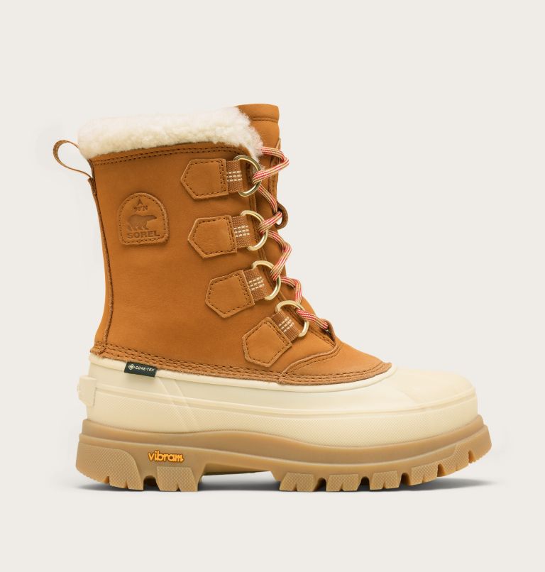 Women's CARIBOU HORIZON GTX Boots, Color: Canyon Gold, Honey White, image 1