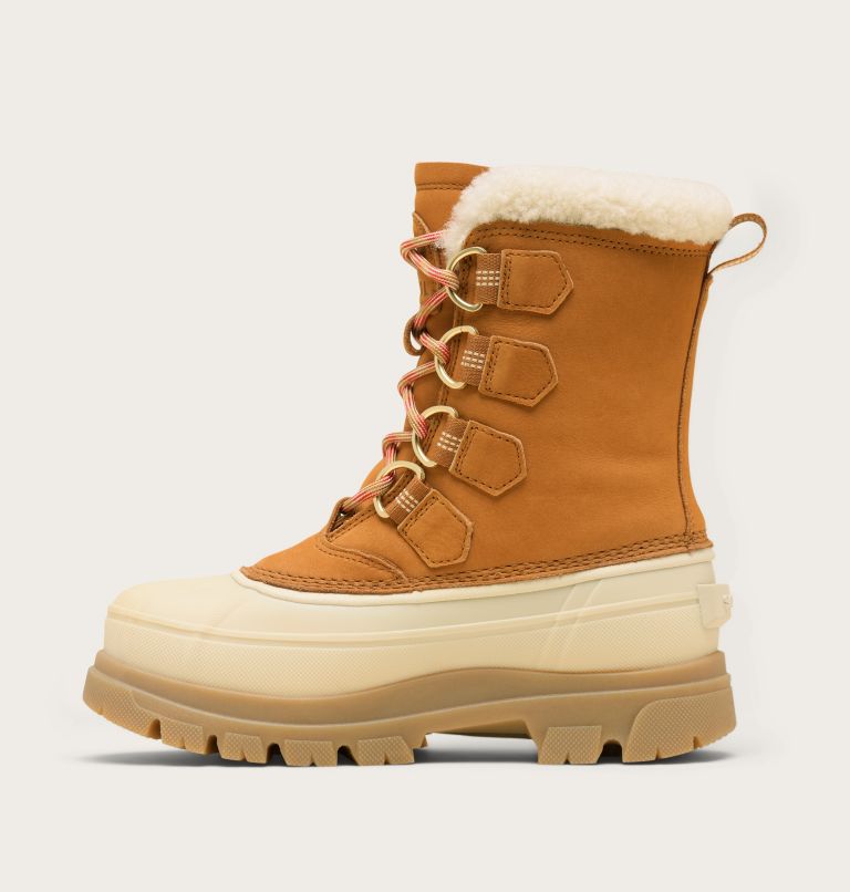 Women's CARIBOU HORIZON GTX Boots, Color: Canyon Gold, Honey White, image 3