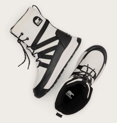 Women's WHITNEY III Tall Waterproof Boots, Color: Sea Salt, Black, image 4