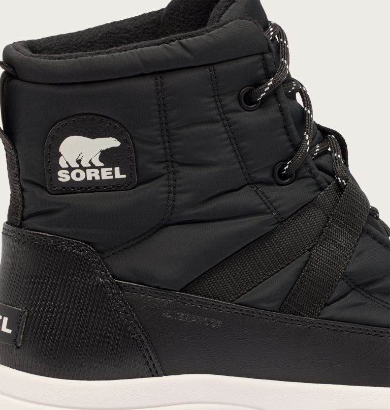 WHITNEY III MID Women's Waterproof Boot, Color: Black, Sea Salt, image 9