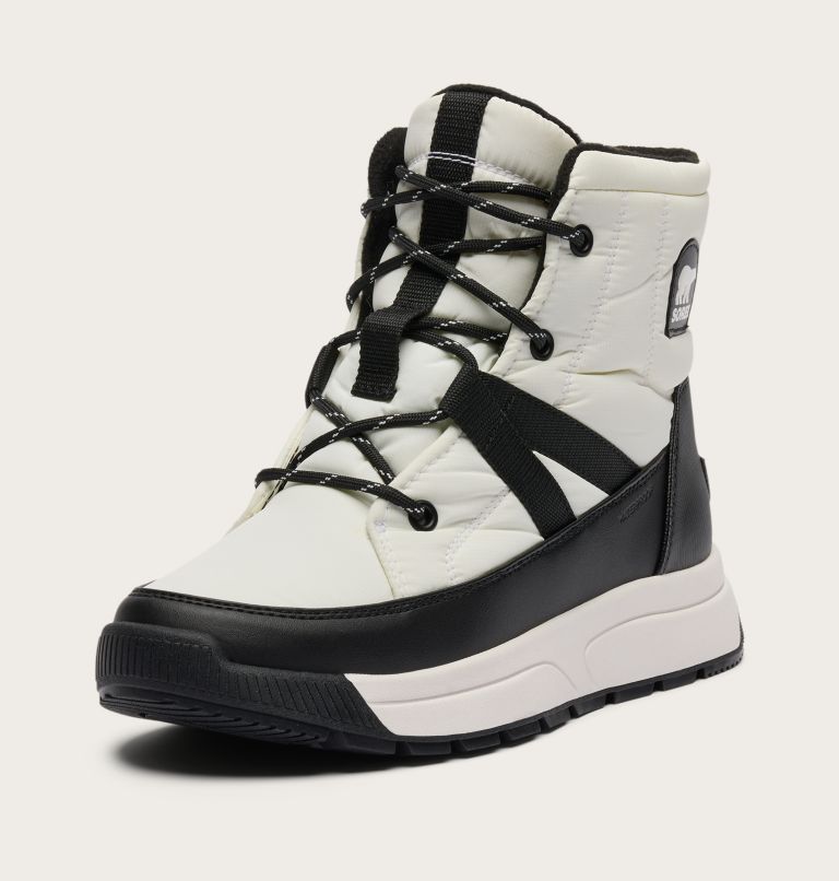 WHITNEY III MID Women's Waterproof Boot, Color: Sea Salt, Black, image 7