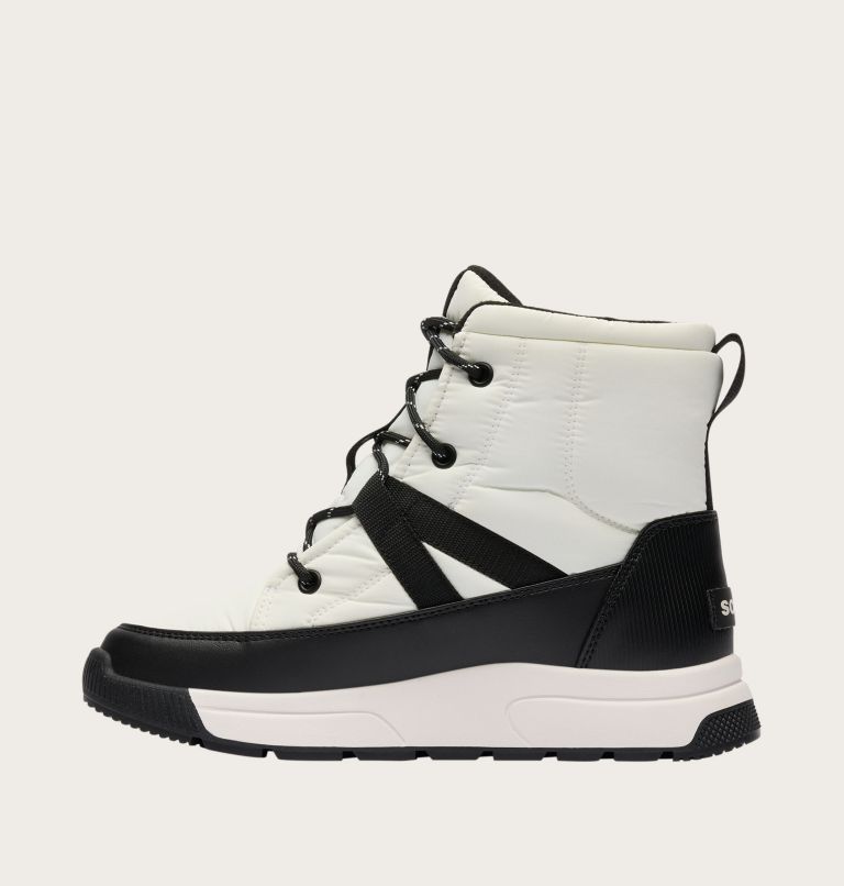 WHITNEY III MID Women's Waterproof Boot, Color: Sea Salt, Black, image 3
