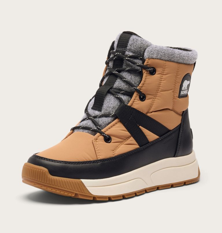 WHITNEY III MID Women's Waterproof Boot, Color: Tawny Buff, Black, image 7
