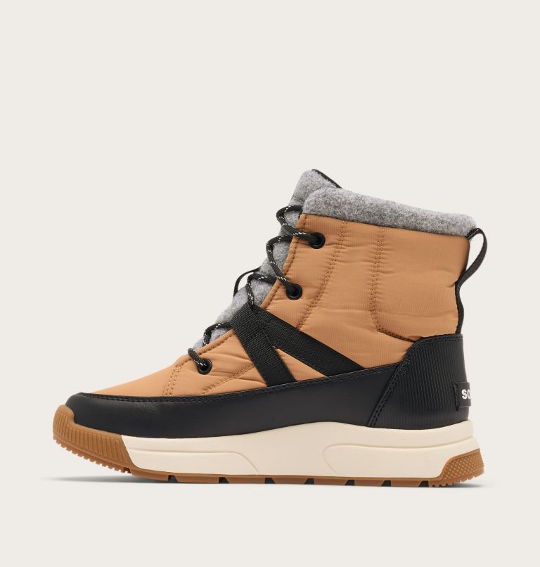 WHITNEY III MID Women's Waterproof Boot, Color: Tawny Buff, Black, image 3