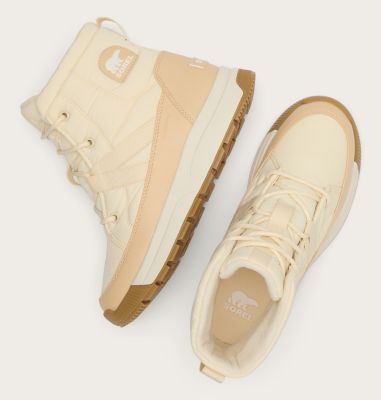 Women's WHITNEY III Mid Waterproof Boots, Color: Honey White, Ceramic, image 4