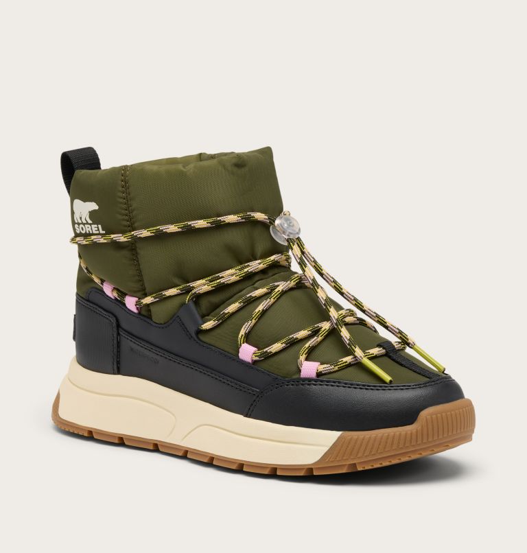 WHITNEY III Women's Waterproof Slip-On Boot, Color: Utility Green, Black, image 6
