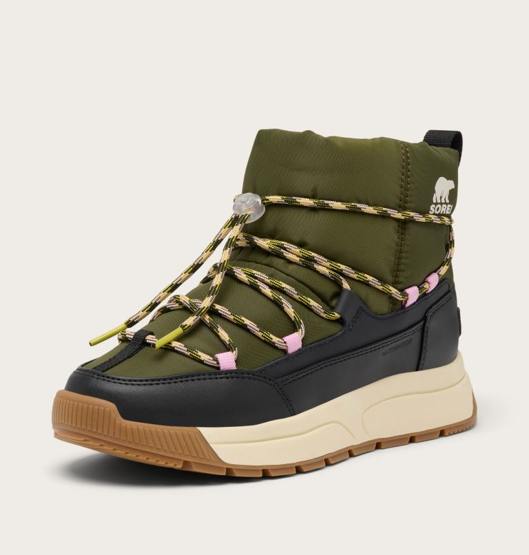 WHITNEY III Women's Waterproof Slip-On Boot, Color: Utility Green, Black, image 7