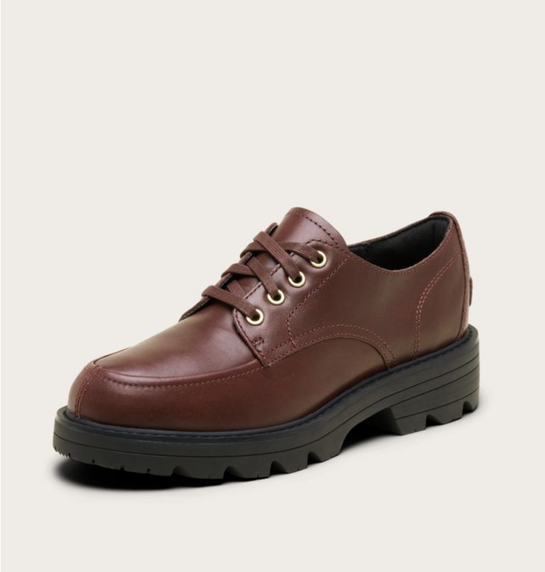 REVEL AVE DERBY Women's Shoe, Color: Redwood, Black, image 7
