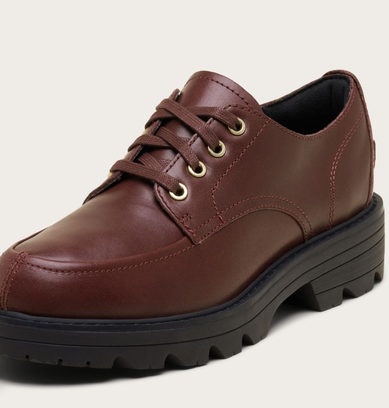REVEL AVE DERBY Women's Shoe, Color: Redwood, Black, image 9