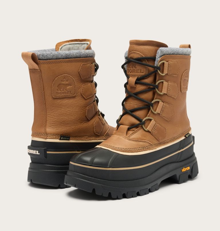 Men's CARIBOU HORIZON GTX Boots, Color: Caribou Buff, Black, image 8