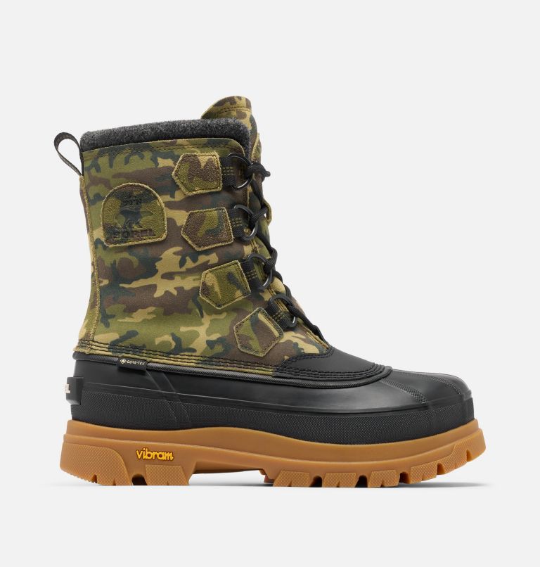 Men's CARIBOU HORIZON GTX Boots, Color: Utility Green, Black, image 1
