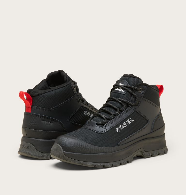 Men's OUTING NW Mid Waterproof Sneaker, Color: Black, Black, image 8