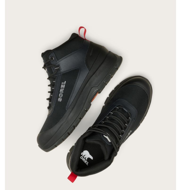 Men's OUTING NW Mid Waterproof Sneaker, Color: Black, Black, image 4