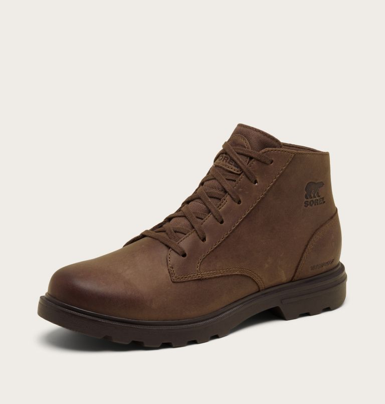 Men's CYPRUS Waterproof Boots, Color: Tobacco, Blackened Brown, image 7
