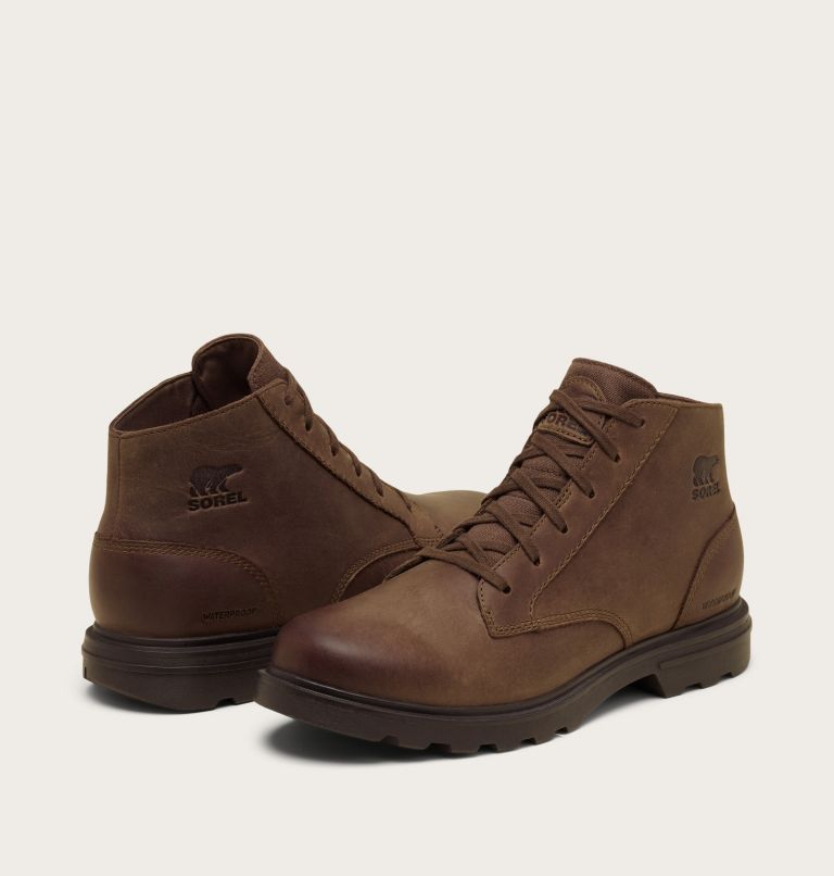Men's CYPRUS Waterproof Boots, Color: Tobacco, Blackened Brown, image 8