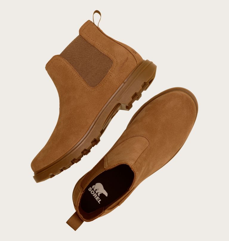 CYPRUS Men's Waterproof Chelsea Boot, Color: Velvet Tan, Gum 10, image 4