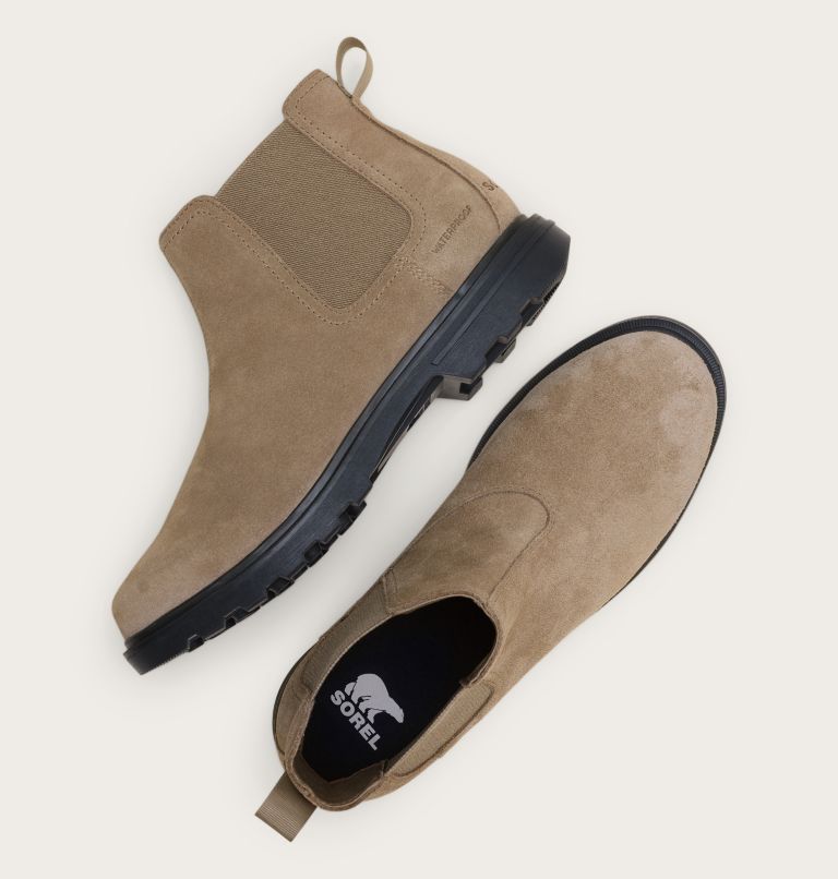 CYPRUS Men's Waterproof Chelsea Boot, Color: Khaki II, Jet, image 4