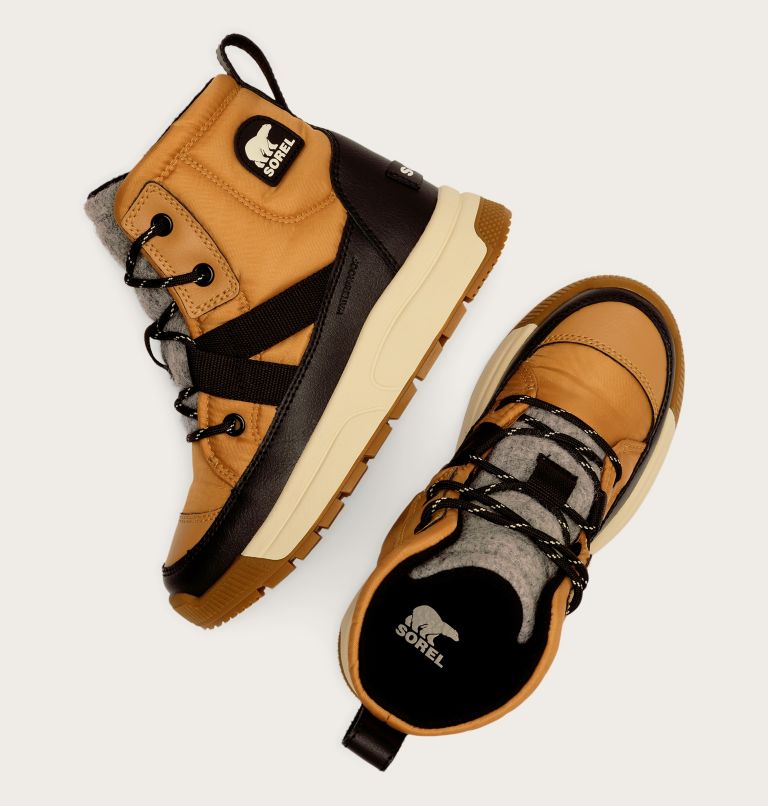 YOUTH WHITNEY III MID WP, Color: Tawny Buff, Black, image 4