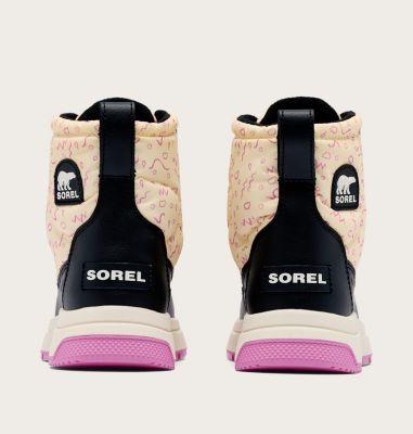 Botte de Neige Imperméable WHITNEY III Junior, Color: Honey White, Black, image 6