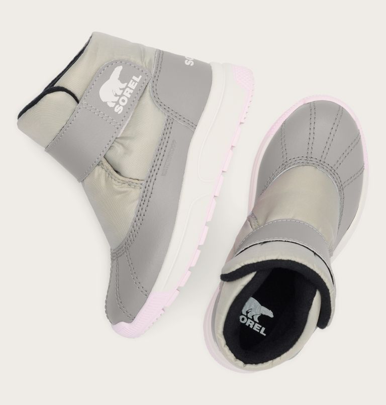 CHILDREN'S WHITNEY III STRAP MID Waterproof Boot, Color: Dove, Pink Dawn, image 4