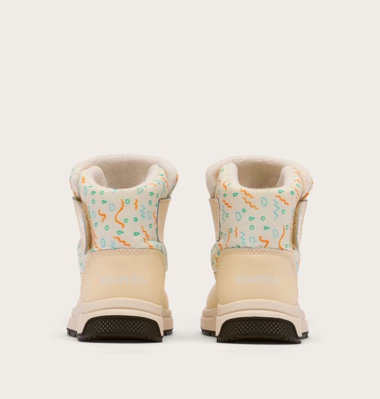 CHILDREN'S WHITNEY III STRAP MID Waterproof Boot, Color: Snow, Honey White, image 2