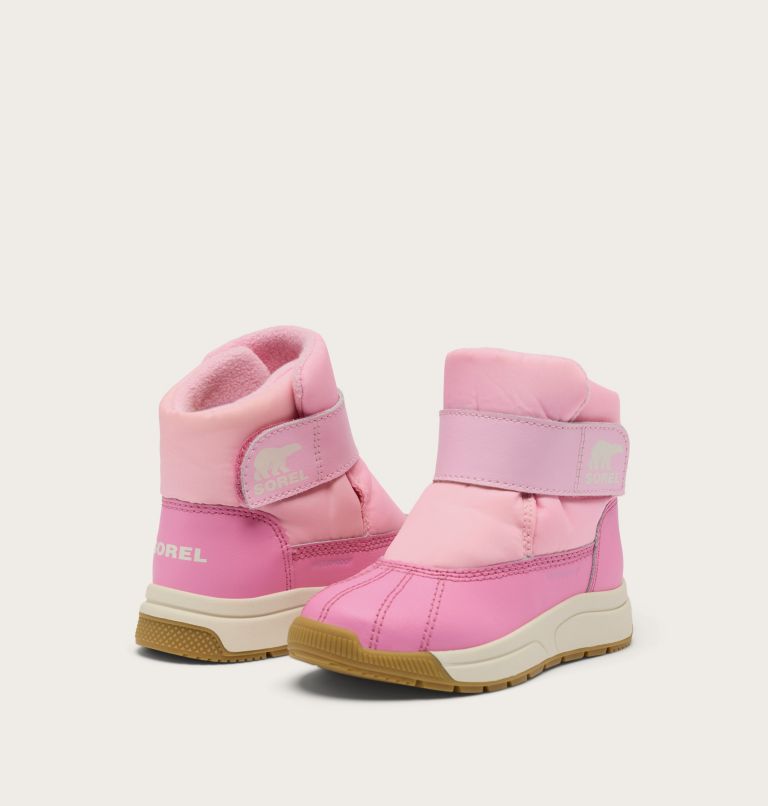 CHILDREN'S WHITNEY III STRAP MID Waterproof Boot, Color: Pink Flare, Orchid, image 8