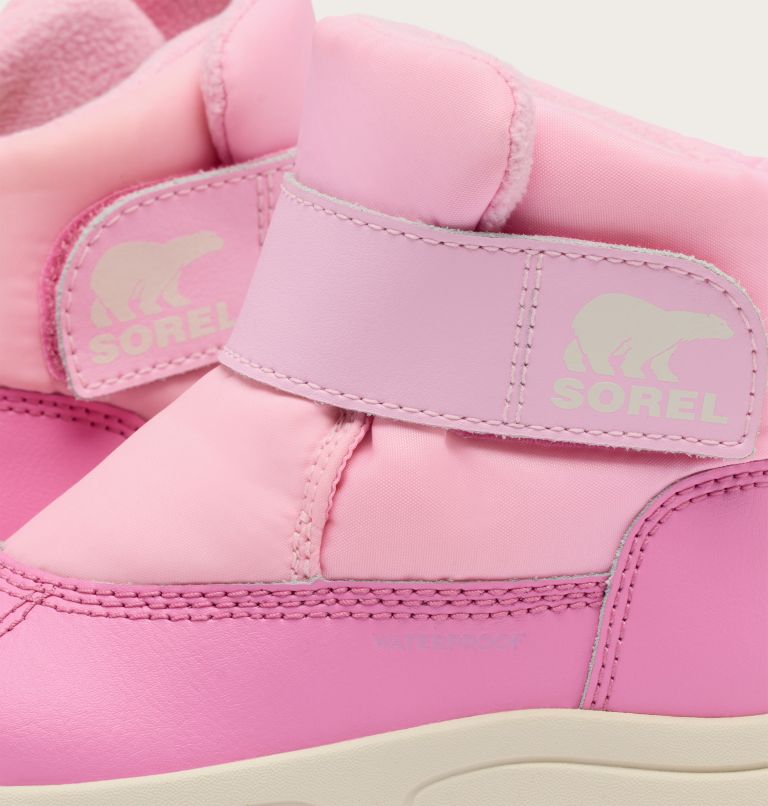 CHILDREN'S WHITNEY III STRAP MID Waterproof Boot, Color: Pink Flare, Orchid, image 9