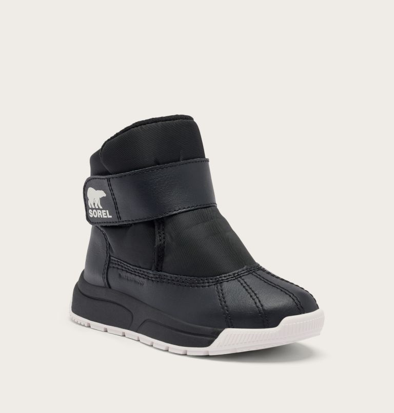 TODDLER WHITNEY III STRAP MID Winter Boot, Color: Black, Sea Salt, image 6