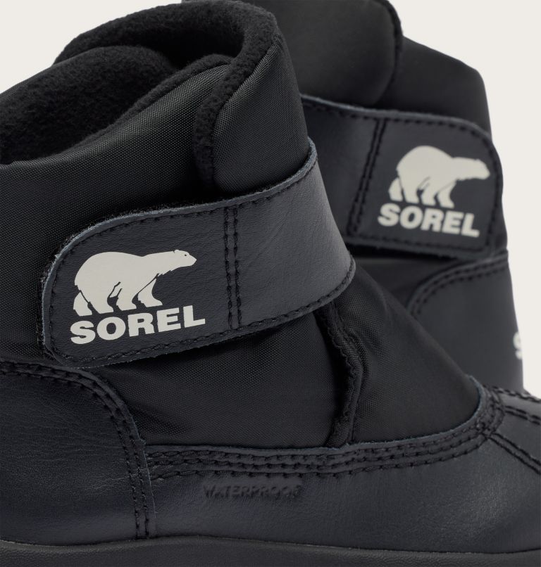 TODDLER WHITNEY III STRAP MID Winter Boot, Color: Black, Sea Salt, image 9