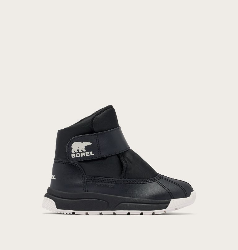 TODDLER WHITNEY III STRAP MID Winter Boot, Color: Black, Sea Salt, image 1