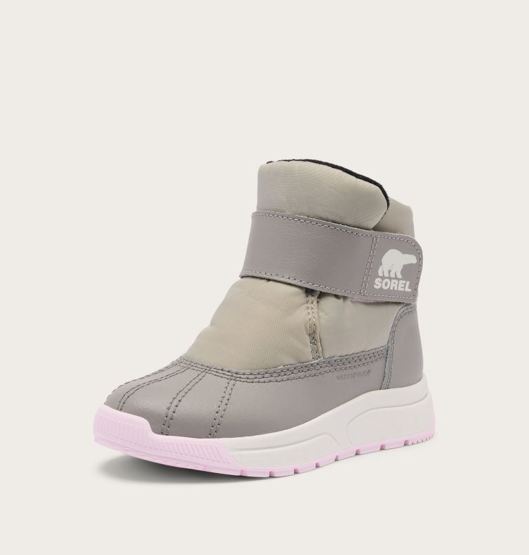 TODDLER WHITNEY III STRAP MID Winter Boot, Color: Dove, Pink Dawn, image 7