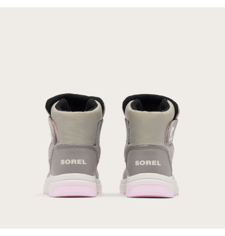 TODDLER WHITNEY III STRAP MID Winter Boot, Color: Dove, Pink Dawn, image 2
