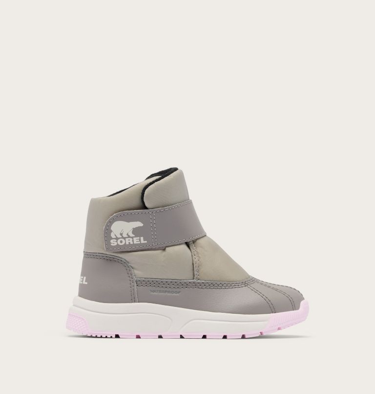 TODDLER WHITNEY III STRAP MID Winter Boot, Color: Dove, Pink Dawn, image 1