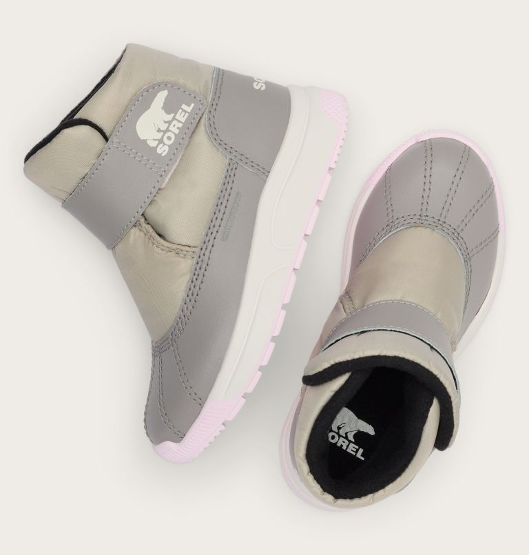 TODDLER WHITNEY III STRAP MID Winter Boot, Color: Dove, Pink Dawn, image 4