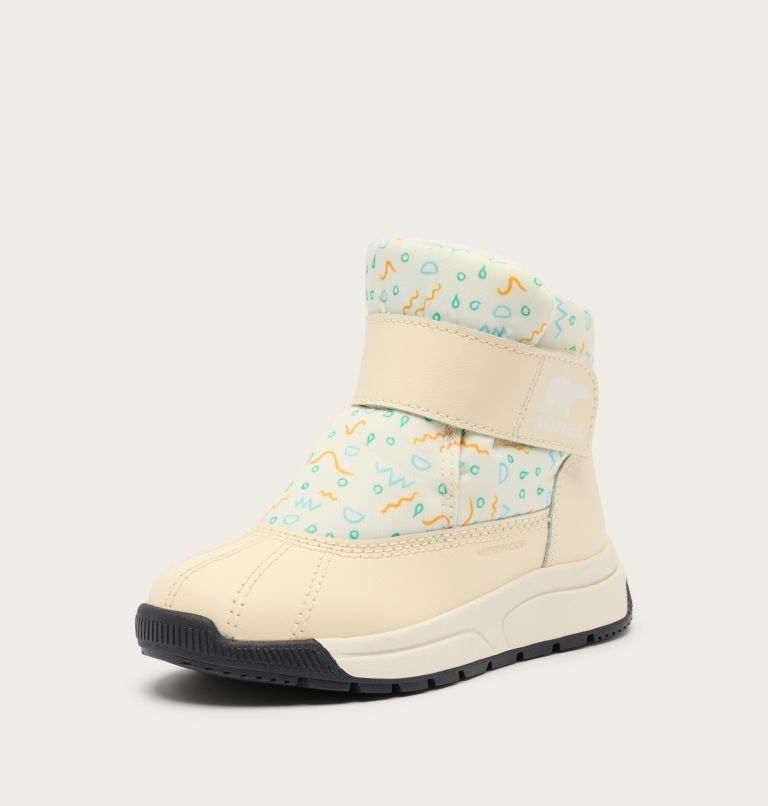 TODDLER WHITNEY III STRAP MID Winter Boot, Color: Snow, Honey White, image 7