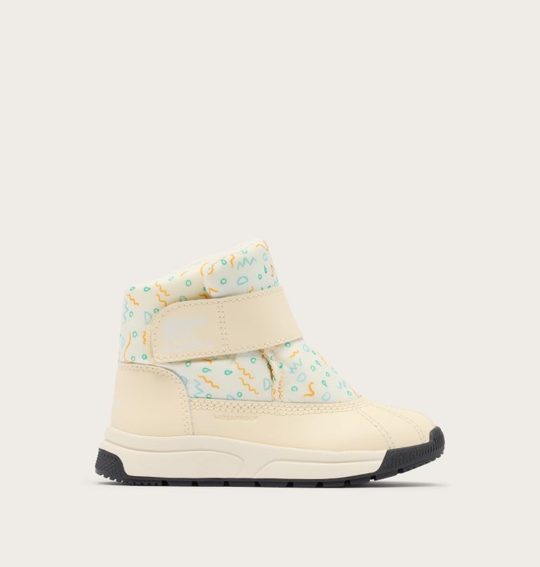 TODDLER WHITNEY III STRAP MID Winter Boot, Color: Snow, Honey White, image 1
