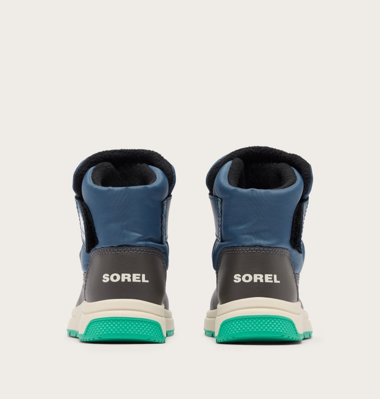TODDLER WHITNEY III STRAP MID Winter Boot, Color: Uniform Blue, Jet, image 2