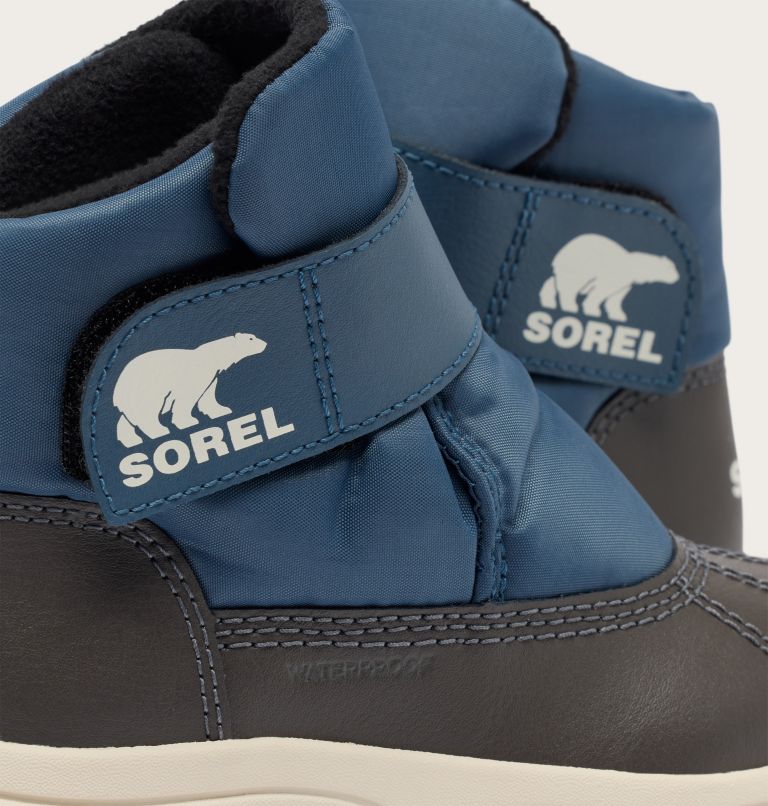 TODDLER WHITNEY III STRAP MID Winter Boot, Color: Uniform Blue, Jet, image 9