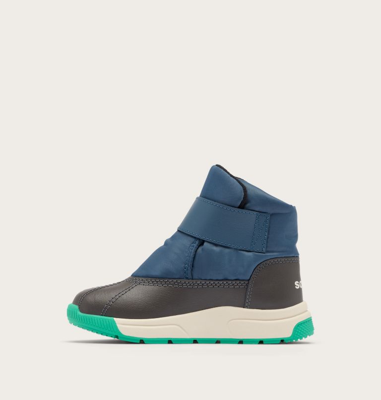 TODDLER WHITNEY III STRAP MID Winter Boot, Color: Uniform Blue, Jet, image 3
