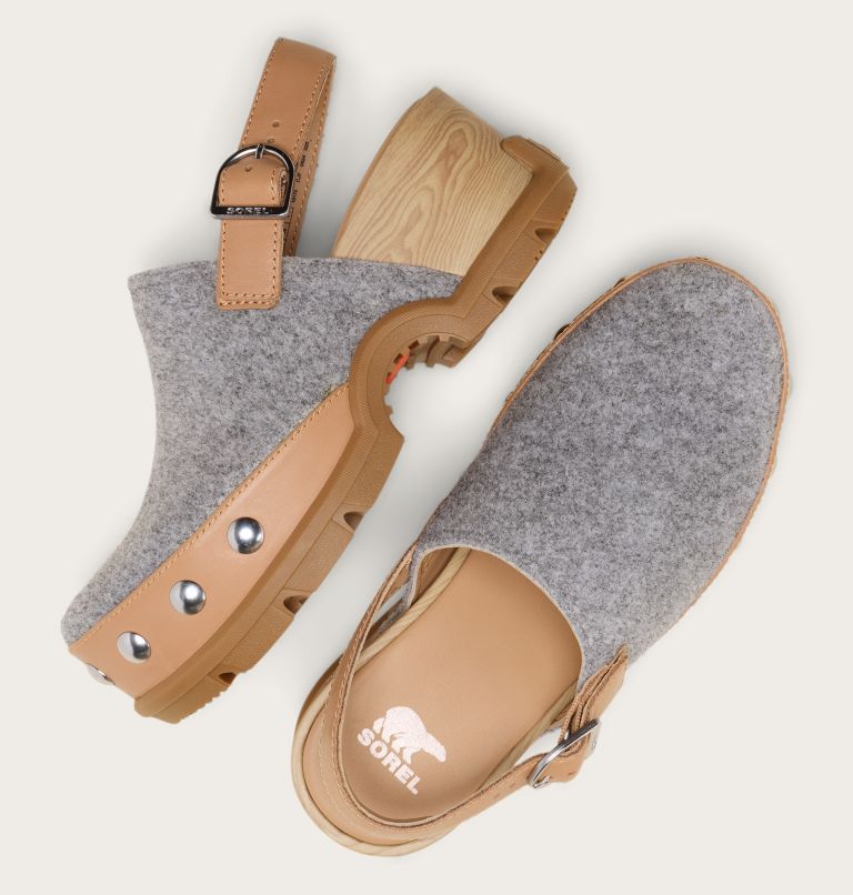 ROAM’N CLOG FELT Women's Shoe, Color: Tawny Buff, Gum 2, image 4