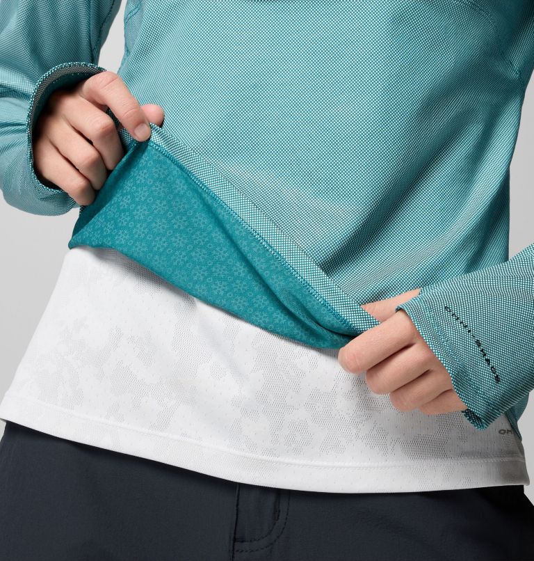 Maglia tecnica con cerniera a metà lunghezza Summit Valley da donna, Color: River Blue, image 6