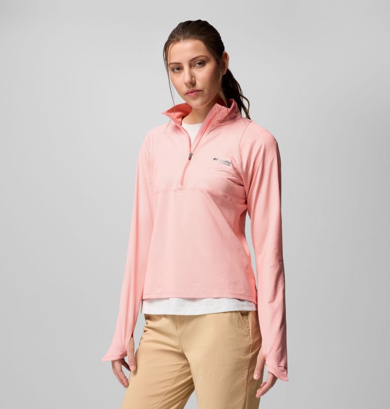 Women's Summit Valley Technical Half Zip, Color: Alpenglow, image 1